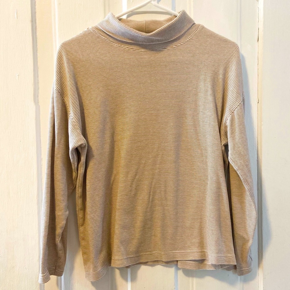Vintage Striped Turtleneck